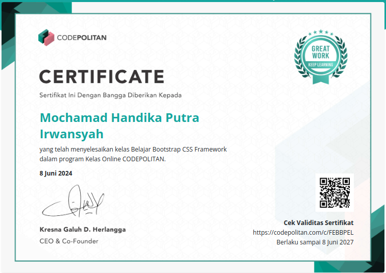 Belajar Bootstrap CSS Framework